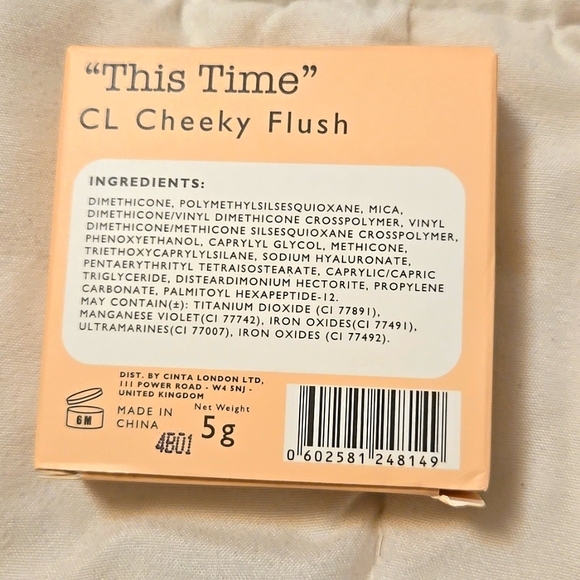 Cinta London Cheeky Flush Blush in “This Time” - Picture 3 of 3